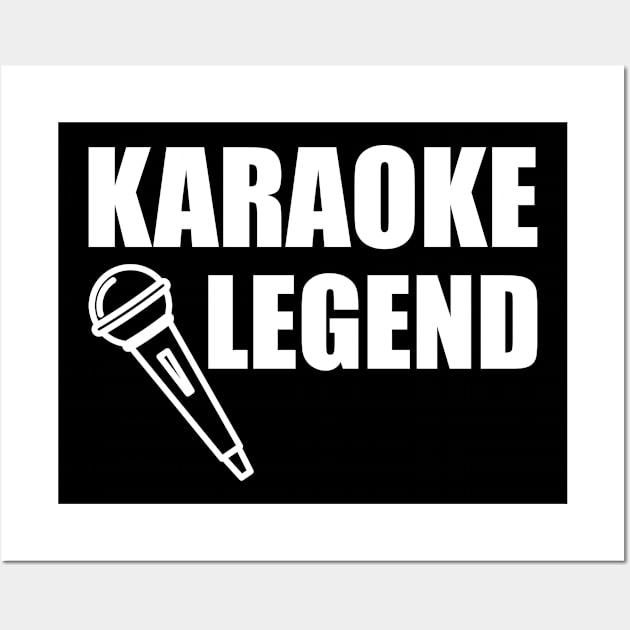 Karaoke Legend w Wall Art by KC Happy Shop